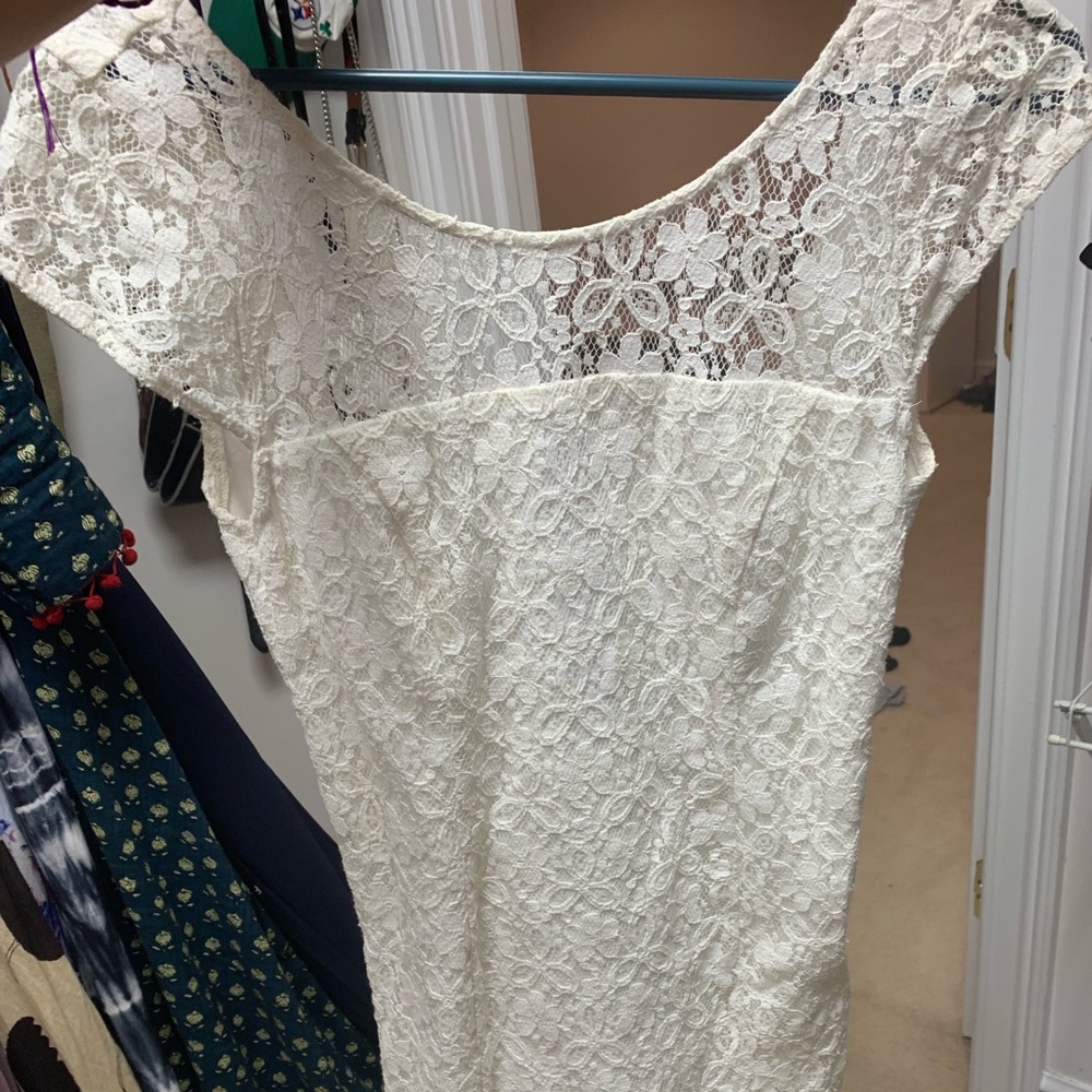 Hollister White Lace Dress